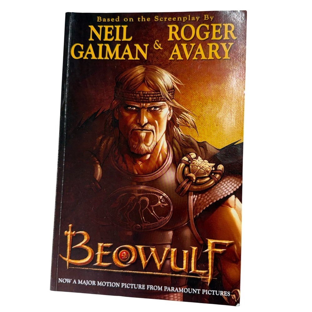 Beowulf Movie Tie-In Paperback Book Neil Gaiman Roger Avary